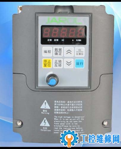 佳乐变频器减速时报警过电压现场抢修